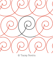 Digital Quilting Design Nautilus TP by Tracey Pereira.