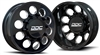 DDC THE HOLE SERIES DUALLY WHEELS " BLACK / MILLED"  20x8.25