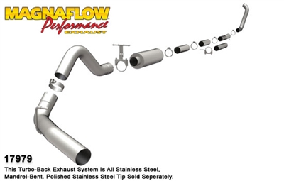 Magnaflow 17979 Exhaust System Turbo-Back 4" Pro Performance