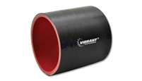 Vibrant Performance Straight Hose Coupler, 4.00" I.D. x 3.00" long - Black