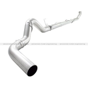 aFe ATLAS 5" Aluminized Exhaust w/o muffler, Dodge 07.5-12