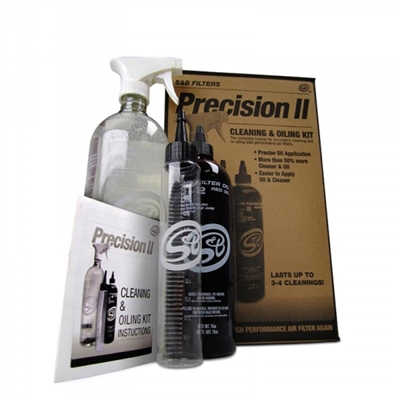 S&B FILTERS PRECISION II CLEANING & OIL SERVICE KIT 88-0008