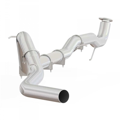 P1 C6045PLM 2015.5-2016 Duramax 4" PLM SERIES DOWNPIPE-BACK COMPETITION EXHAUST SYSTEM