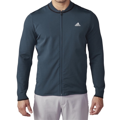 Adidas Men's Range Hybrid Sweater Jacket Mineral Blue