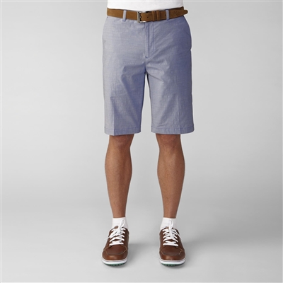 Ashworth Stretch Pinstripe Slub Shorts Twilight Blue