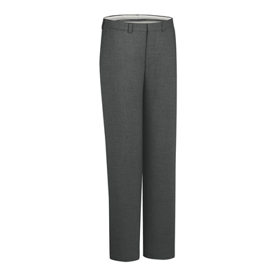Ashworth Melange Microfiber Flat Front Premium Trouser Dark Grey