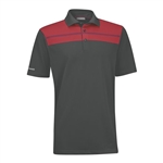 Ashworth EZ-TEC2 Performance Chest Print Polo Dark Grey