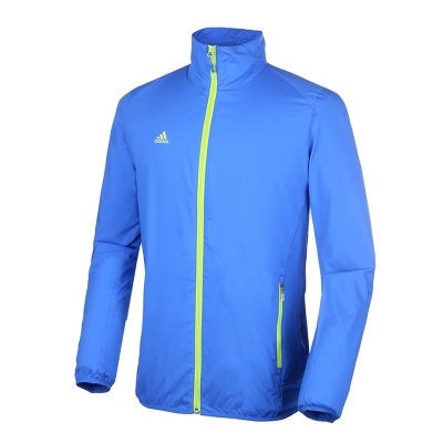 Adidas Men's Puremotion Tour Flex Rib Wind Jacket Bright Royal/Slime