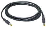 Z8 Cable - 6 Ft.  Heavy Duty DC Power Cable with 5.5 x 2.5mm Male Connectors on Both Ends