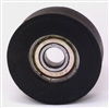 8mm Bore Bearing with 1 1/2" inch Black Tire 8x1 1/2"x 1/2"