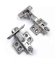 1 3/8" Inch Stainless Steel Smooth Full overlay Hydraulic Hinge