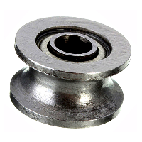 4mm Bore Bearing with 13mm Round Shielded  Pulley U Groove Track Roller Bearing 4x13x7mm