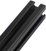 20MM Black Aluminum Profile Extrusion Linear Rail 1000mm (39" Inch) length