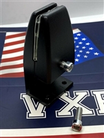 Black Acrylic/Plexiglass Cough Sneeze Guards Shields Mounting Bracket Hardware Holder