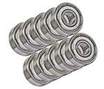 6x10 Shielded 6x10x3 Miniature Bearing Pack of 10