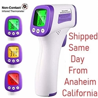 Digital Medical Infrared Thermometer 3-Color LCD, Baby Kids & Adult Fever Alarm
