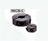 NSC-3-6-SP2 NBK Steel Set Collar with Installation Hole - Set Screw Type -  NBK - One Collar Made in Japan