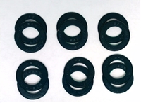 A Pack of 12 Black seals for 608 Bearings
For Fidget spinners, Skateboards and Inline Rollerblades