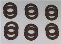 A Pack of 12 Brown seals for 608 Bearings
For Fidget spinners, Skateboards and Inline Rollerblades