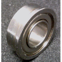 SFR188ZT EZO made in Japan Flanged Stainless Steel 1/4"x1/2"x3/16" Inch Bearing