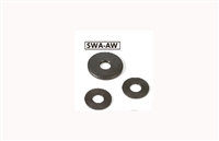 SWA-2-8-1-AW NBK Adjust Metal Washer - Steel - Ferrosoferric Oxide Film Pack of 10 Washer Made in Japan