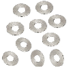 SWAS-10-25-3-AW NBK Stainless Steel Adjust Metal Washer -Made in Japan-Pack of 10