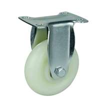 4" Inch Caster Wheel 551 pounds Fixed Polypropylene Top Plate