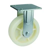 4" Inch Caster Wheel 551 pounds Fixed co-polypropylene Top Plate