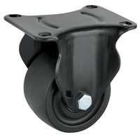 65mm Caster Wheel 331 pounds Fixed Nylon Top Plate