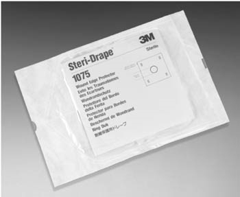 3M Health Care 1076, 3M STERI-DRAPE WOUND EDGE PROTECTOR Steri-Drape Wound Edge Protector, 4 Adhesive Patches, 10/bx, 4 bx/cs, CS