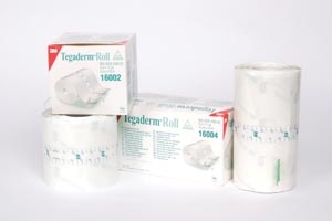 3M Health Care 16004, 3M TEGADERM TRANSPARENT FILM ROLL Dressing, Transparent Film Roll, 4" x 11 yds, 4 rl/cs, CS