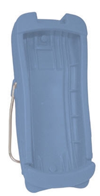 Light blue handheld protective boot for use with all Rad-5, Rad-5v, and Rad-57 products