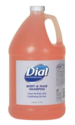 Dial Corporation 2340003986, DIAL HAIR & BODY WASH Hair & Body Wash, 1 Gallon, 1 Pump, 4/cs (48 cs/plt), CS