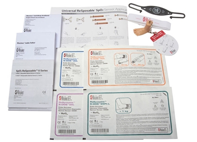Resposable sensor training kit for all L-Series Masimo products