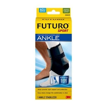 3M Health Care 46645EN, 3M FUTURO DELUXE ANKLE STABILIZER Ankle Stabilizer, Adjustable, 2/pk, 6 pk/cs, CS