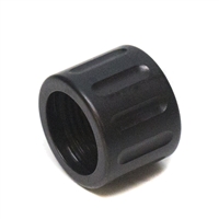 Fluted Black Low Profile Thread Protector 1/2x28