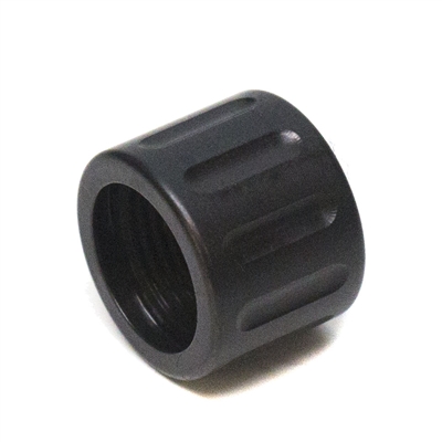 Fluted Black Low Profile Thread Protector 1/2x28