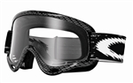 Oakley O-Frame MX Goggles MATTE CARBON FIBER - Clear Lens