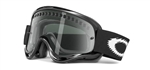 Oakley O-Frame MX Goggles Jet Black - Dark Grey