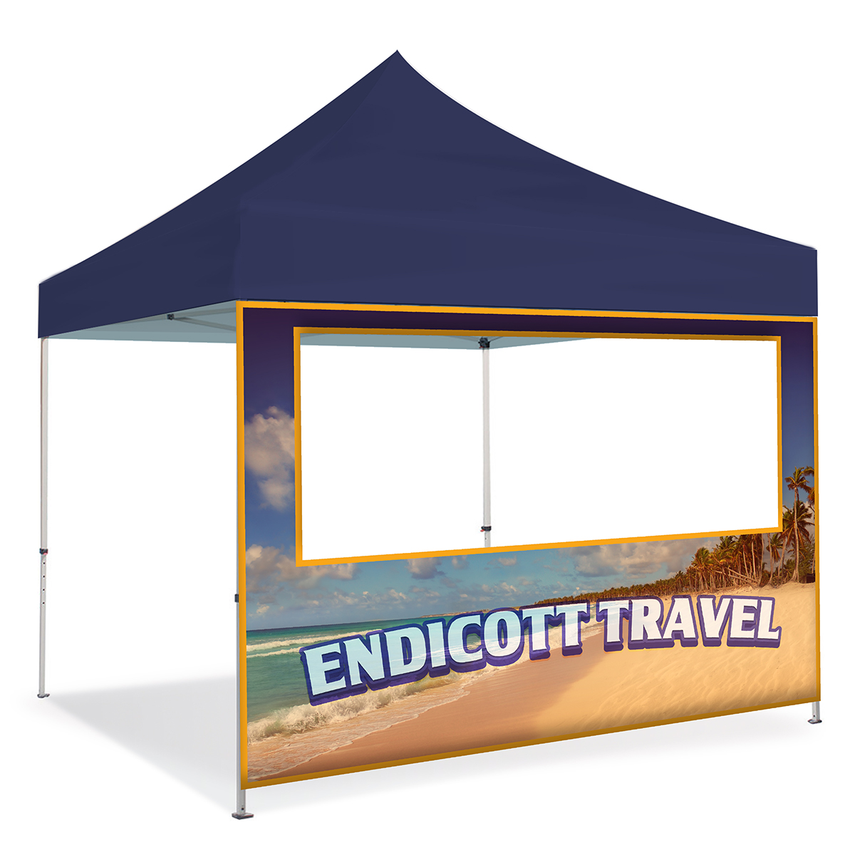 10ft Pop Up Canopy Wall - Window