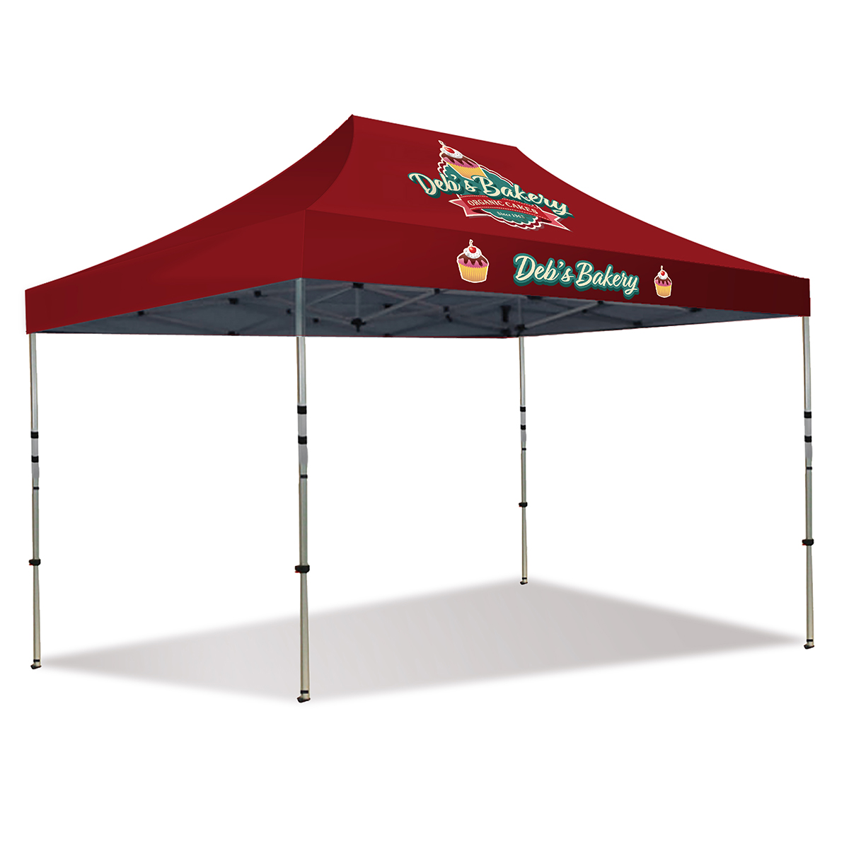 15ft Pop Up Canopy - Full Color (Front Panel Only)