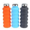 17 OZ Portable Silicone Sport Water Bottle