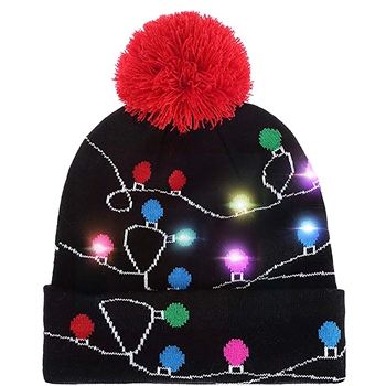 Novelty Christmas Hat with Lights