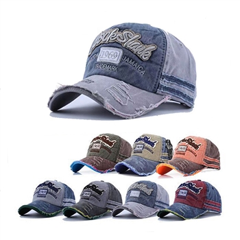 Vintage Distressed 6 Panel Baseball Cap