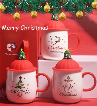 Ornamental Christmas Coffee Mugs