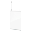 Clear Hanging Shield 28â€ x 22â€