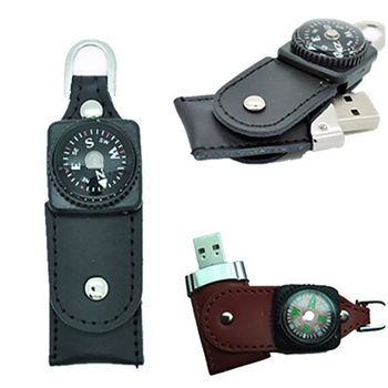 4gb USB/Compass Keychain