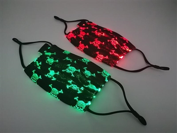 LED Face Mask - Flat Jacquard Design