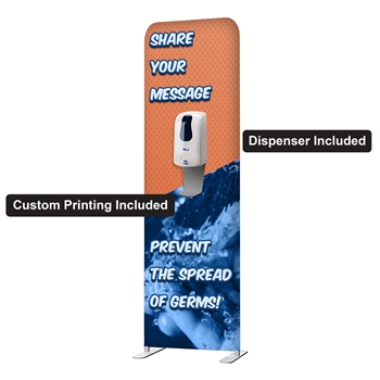 Double Sided Wave Sanitizer Display Stand