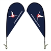 Mini Teardrop Flag - Double Sided Clip